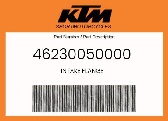 New OEM KTM Intake Flange 46230050000 2009-2023 65 sx