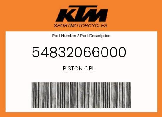 Ktm Genuine Piston Cpl. - 54832066000