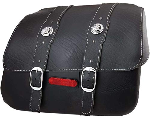 Indian Scout OEM Black Leather Saddlebags 2015-2024 2880234-01 - Open Box