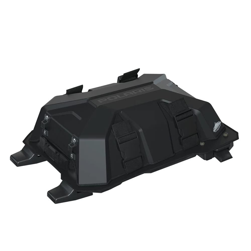 Polaris Snowmobile Lock & Ride Flex Medium Burandt Bag, Black