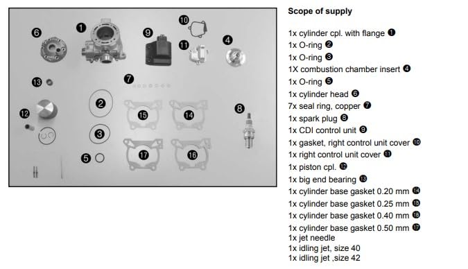 Genuine KTM OEM 105cc Conversion Kit