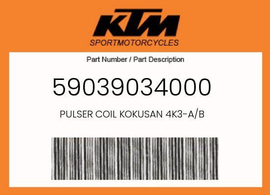 KTM Genuine Pulser Coil Kokusan 4K3-A/B - 59039034000