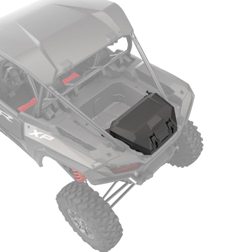 Polaris Lock & Ride 28 Quart Rear Cooler for RZR Models, Black, 48-Hour Ice Retention, Insulated UTV Cooler, Locking Lid, Food and Drink Storage, Lock & Ride Technology, Genuine OEM - Part 2889612