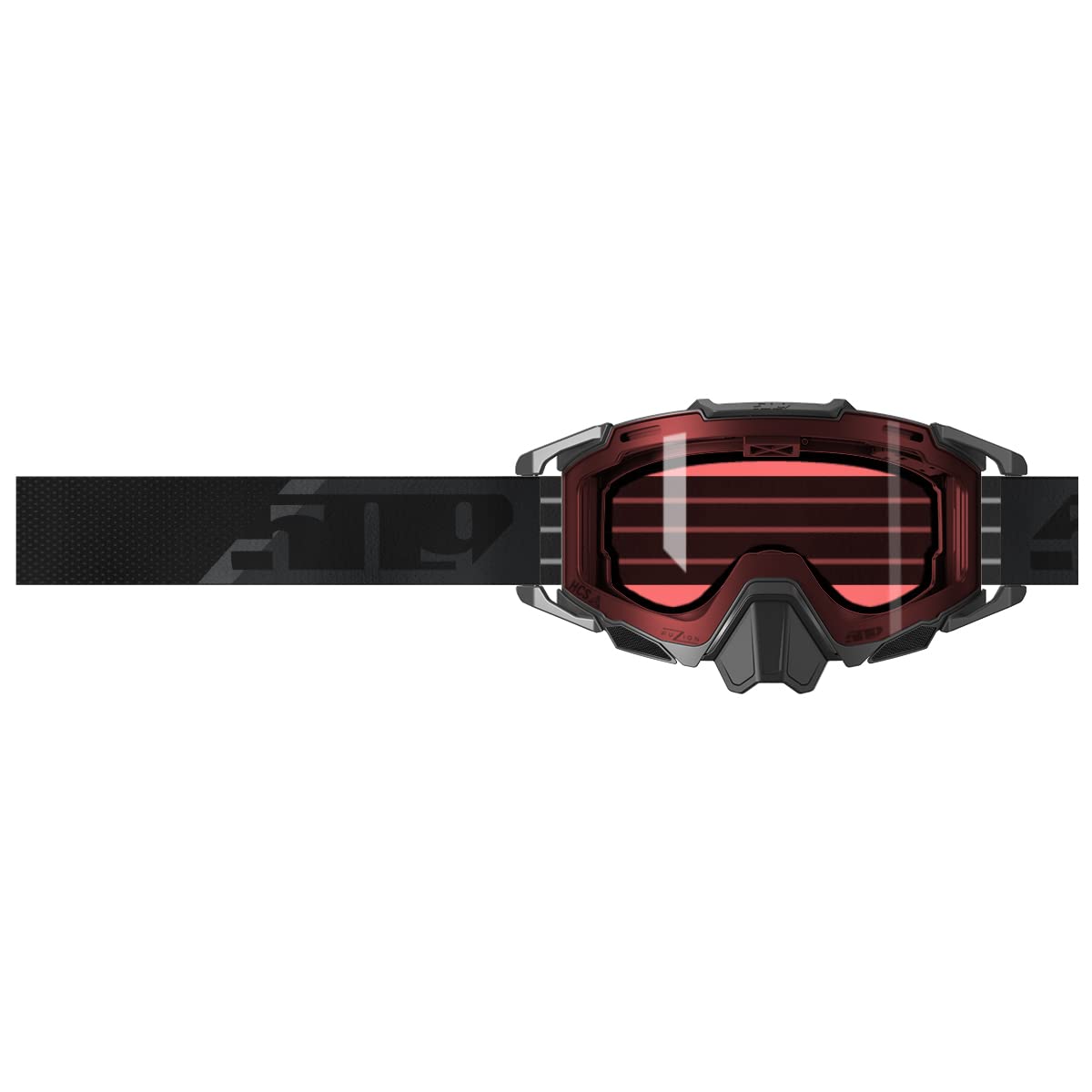 509 Sinister X7 Fuzion Flow Snow Goggles Black Rose F02012700-000-001 - Open Box