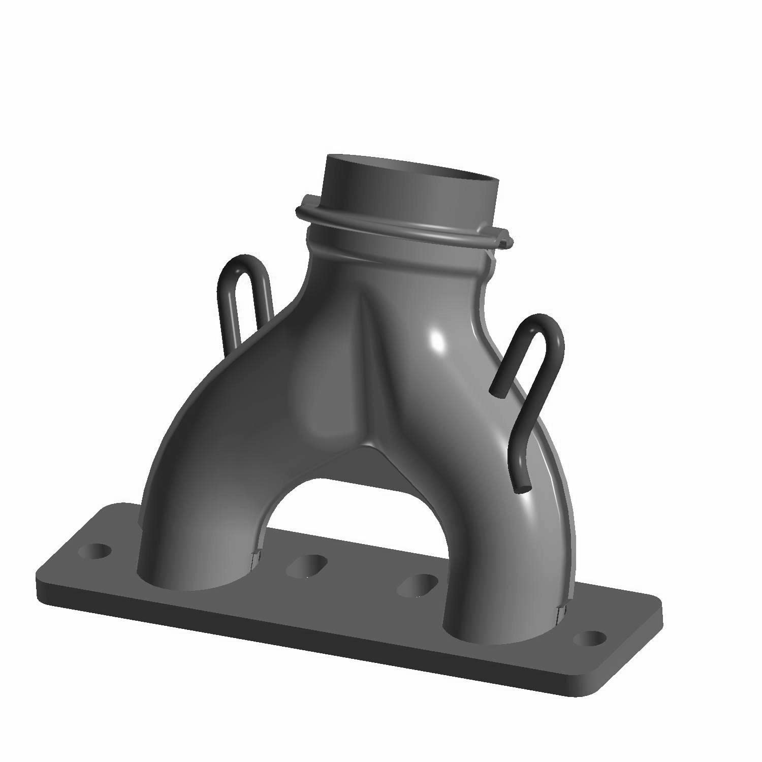Polaris 1261938-489 Powder Black Manifold Weld Ranger 800 700 200 XP