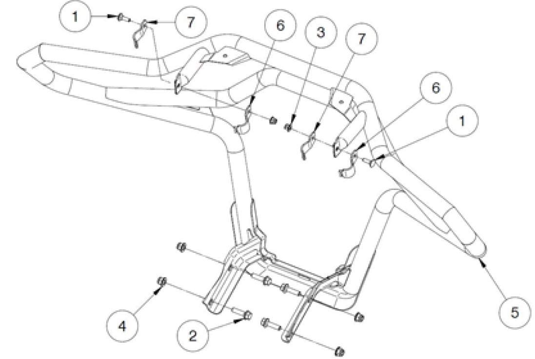 Suzuki KingQuad 500 750 Front Bumper 990A0-45085