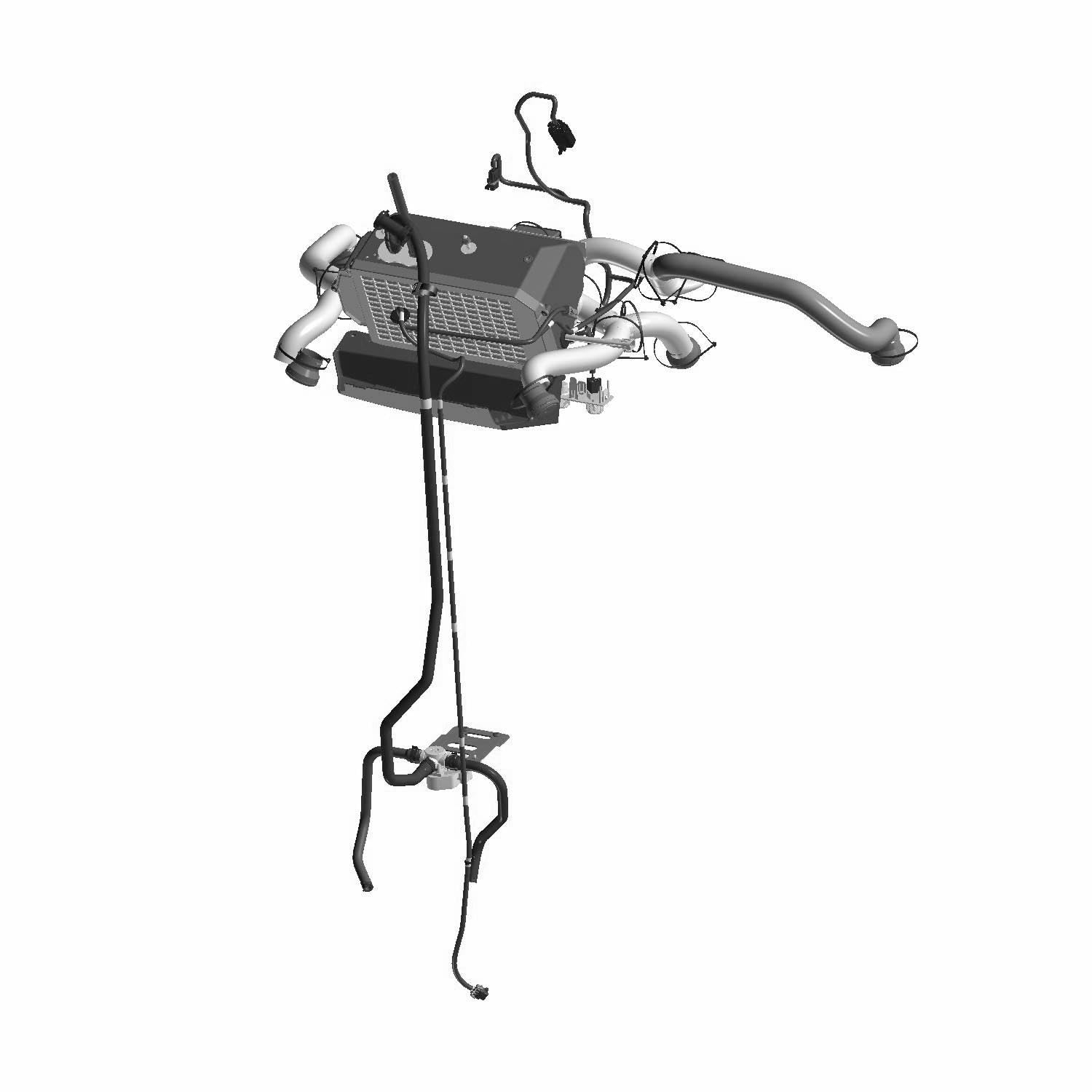 Polaris 8-Vent Heater & Defrost System 2884066 OEM UTV Cab Heater Kit Ranger