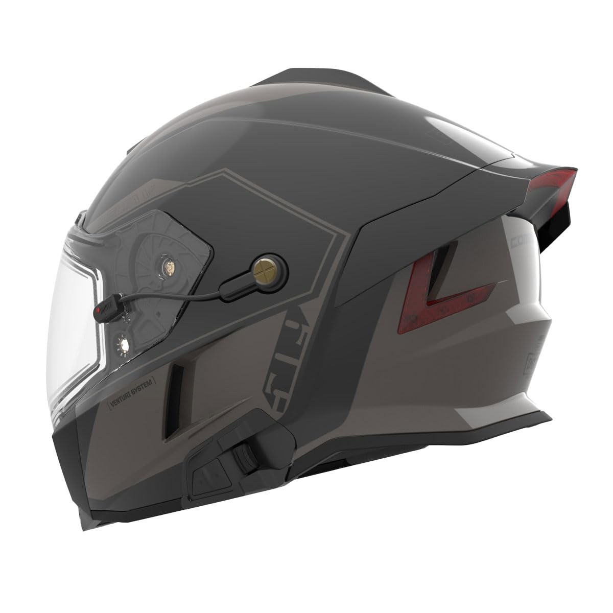 509 Delta V Commander Snowmobile Helmet (Gloss Black Ops - Large) - Open Box