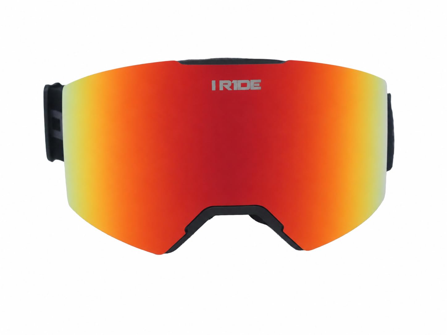 I RIDE Airtime PRO Motocross Goggles – Black Frame – Magnetic Lens Interchange, Orange Mirror + Clear Lens, Hard Case & Bag – MX Dirt Bike ATV UTV Off