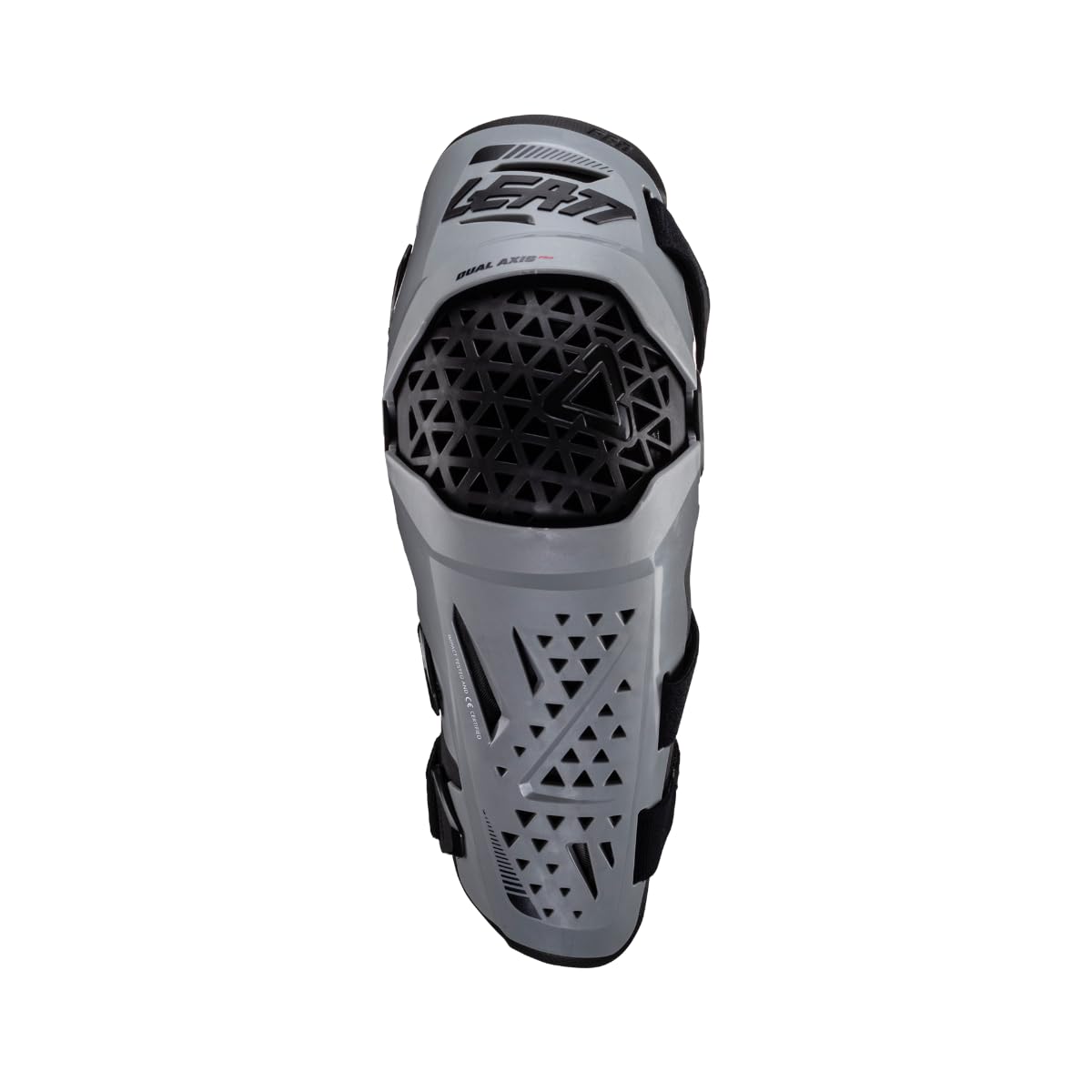 Leatt Dual Axis Pro Knee Shin Guards Forge Gray L/XL Motocross MX 5024060811