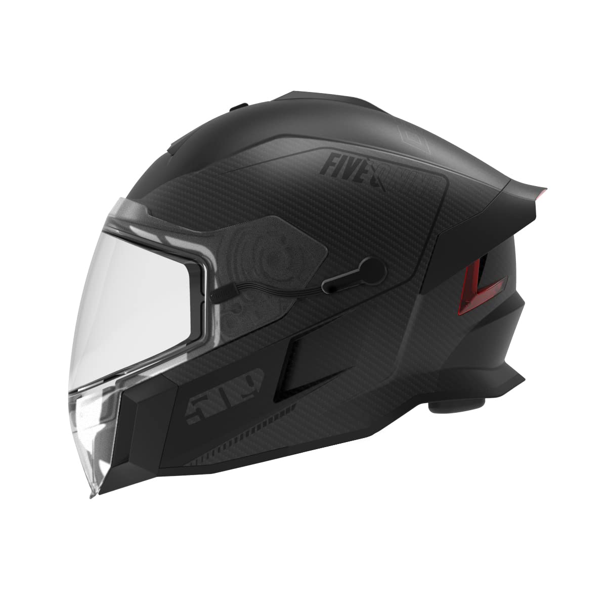509 Delta V Carbon Ignite Snowmobile Helmet (Matte Black Ops - 2X-Large)