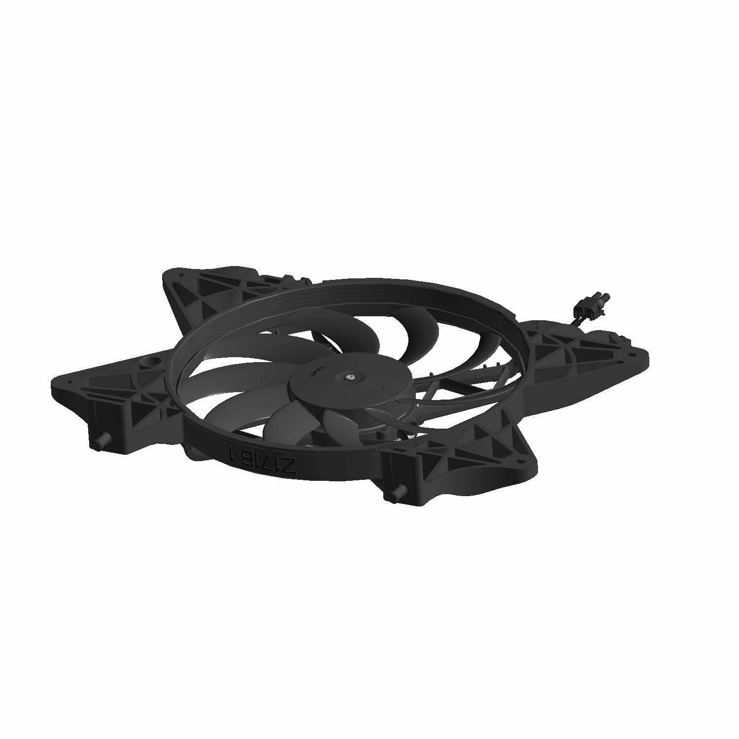 Polaris RZR Fan Assembly, Genuine OEM Part 2412447, Qty 1