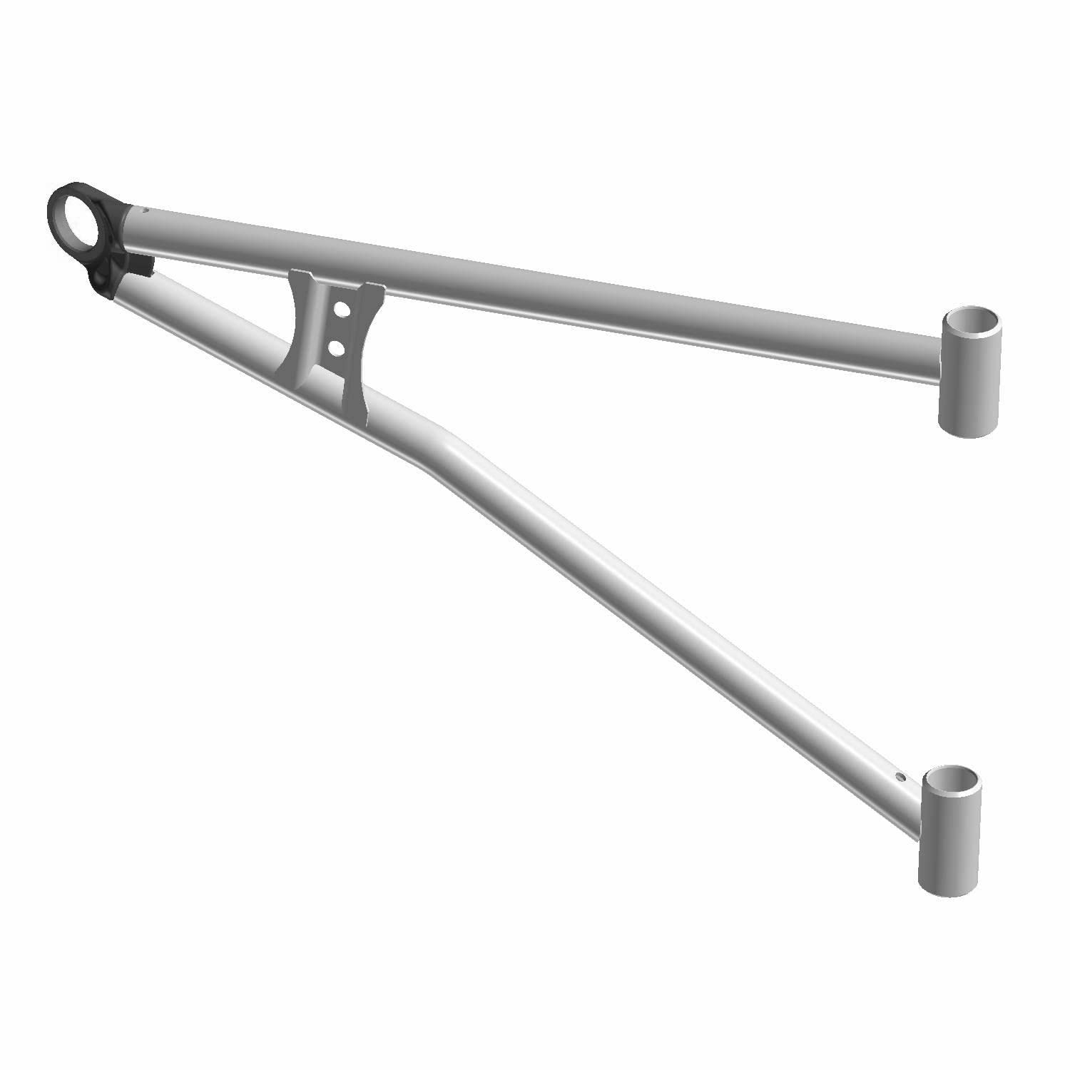 Polaris RZR Front Right, Lower Control Arm. 60 in., Matte Black, Genuine OEM Part 1021417-458, Qty 1