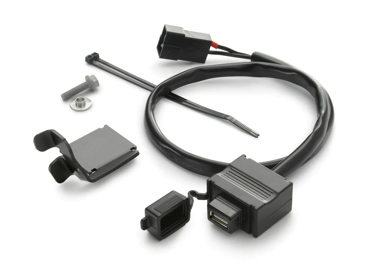 KTM USB Power Outlet Kit Charger Port Socket 64112950044 Duke Adventure Supermoto