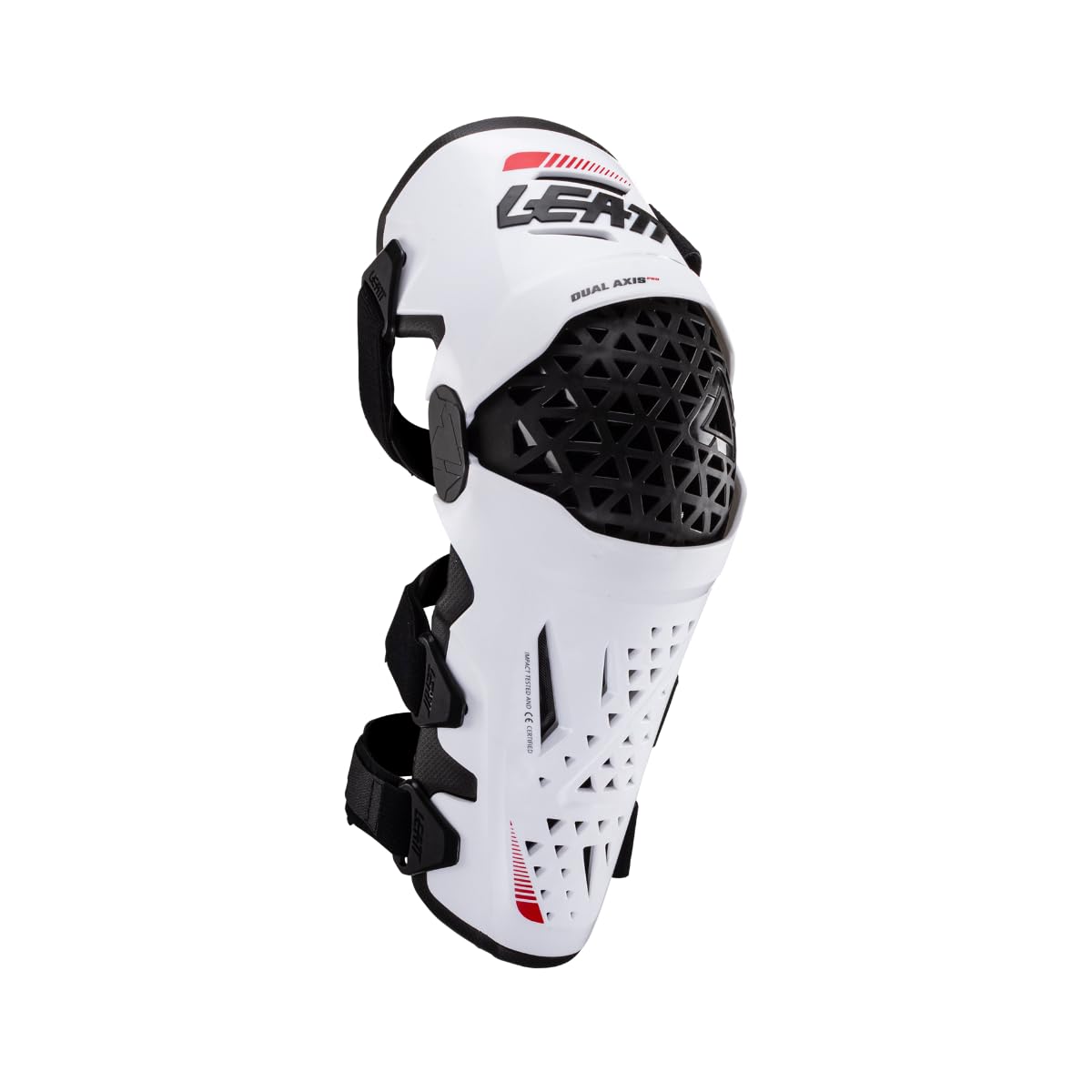 Leatt Dual Axis Pro Knee Shin Guard White L/XL 5024060831 Motocross MX Gear