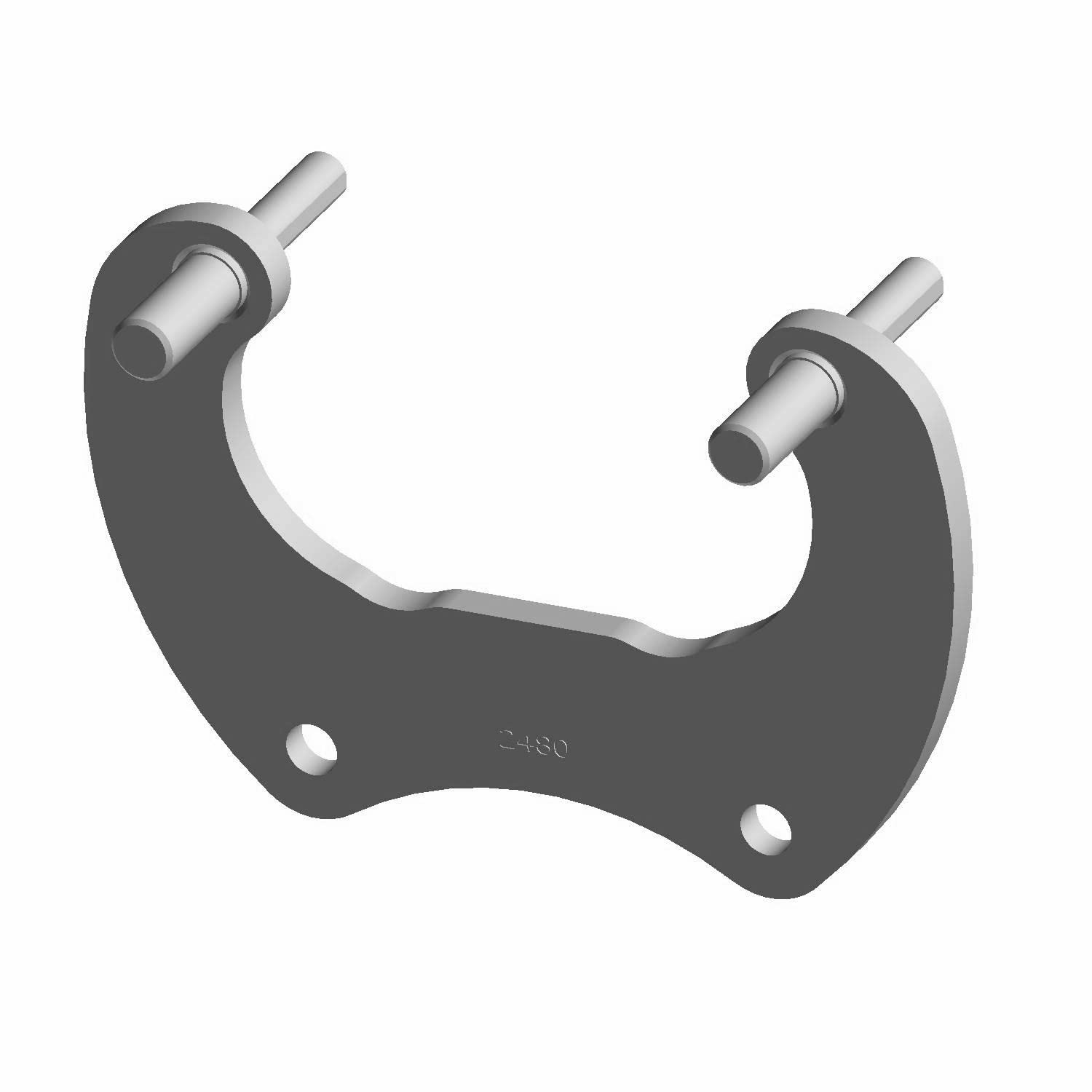 Polaris Brake Caliper Mount, Rear, Genuine OEM Part 1912480, Qty 1