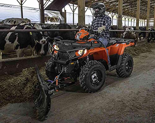 Polaris Glacier Pro Lock & Ride Steel ATV Plow Frame, Black
