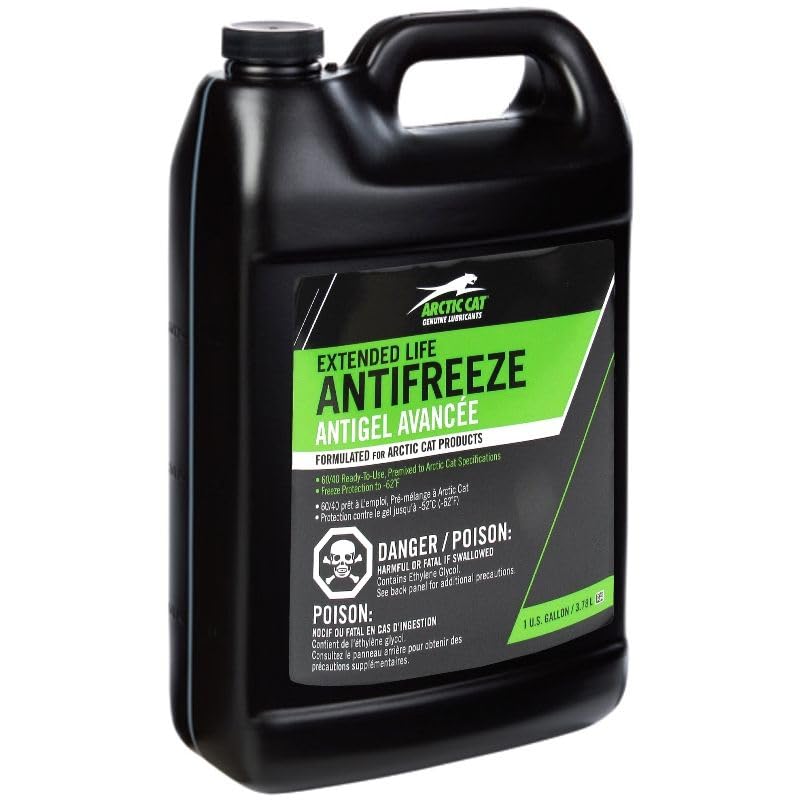 Arctic Cat 2436-871 Extended Life Anti-Freeze 60 40 Mix 1 Gallon Jug Coolant