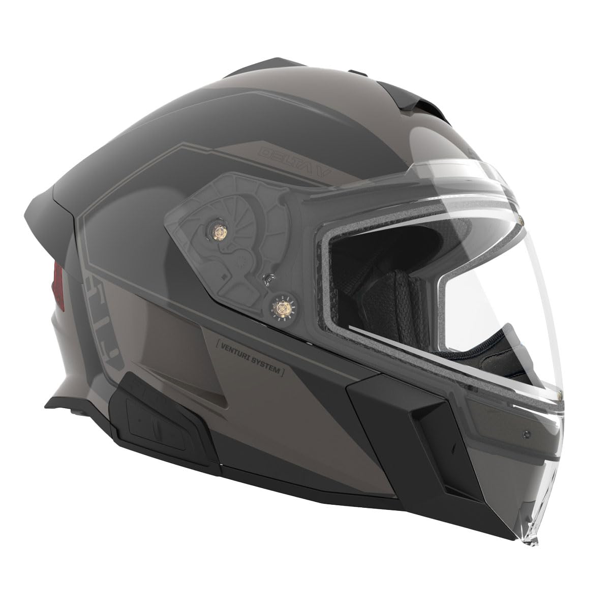 509 Delta V Commander Snowmobile Helmet (Gloss Black Ops - Large) - Open Box