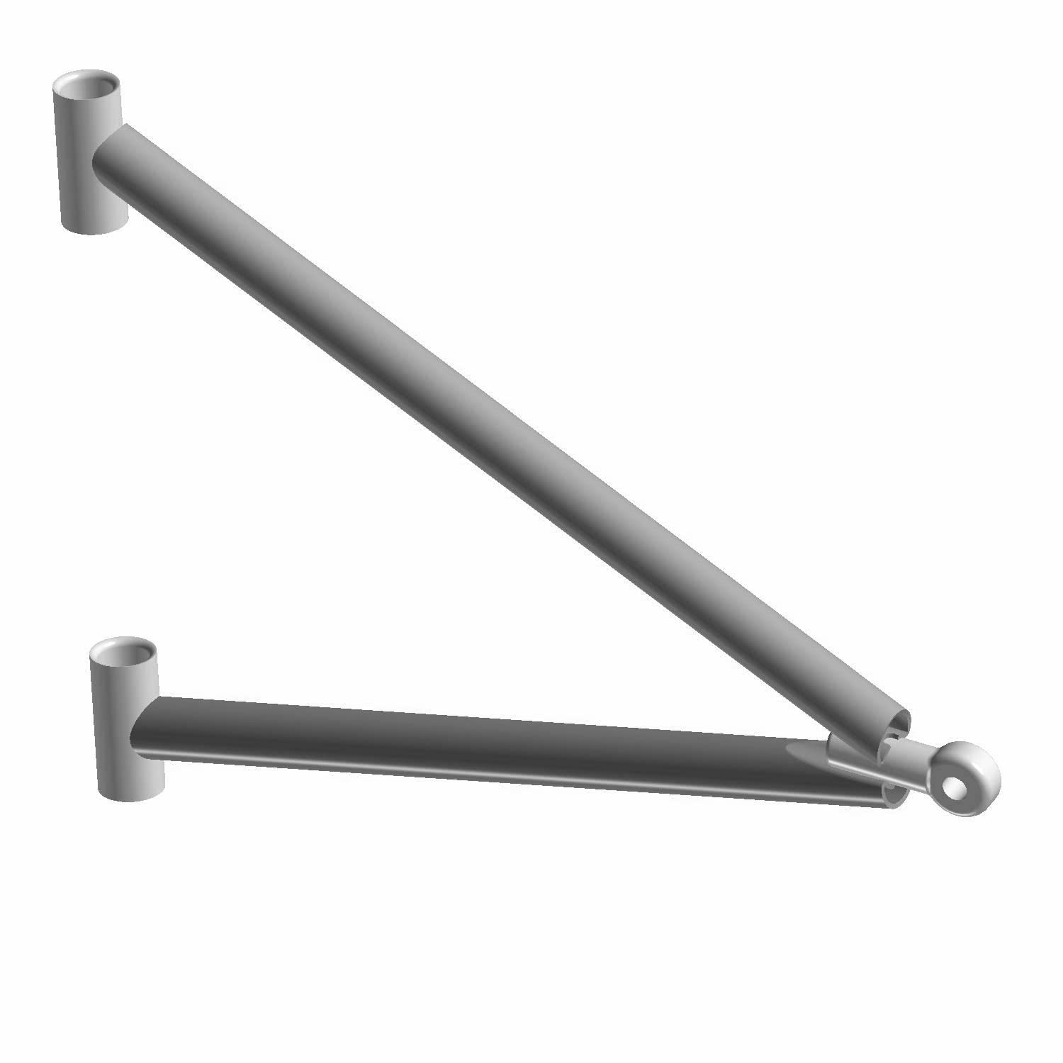 Polaris Ranger Right Side A-Arm Matte Black Genuine OEM Part 1543389-458