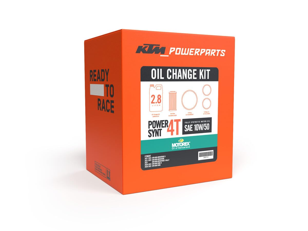 KTM Motorex Oil Change Kit 10W/50 2.8L Motorcycle Service Kit U6923153