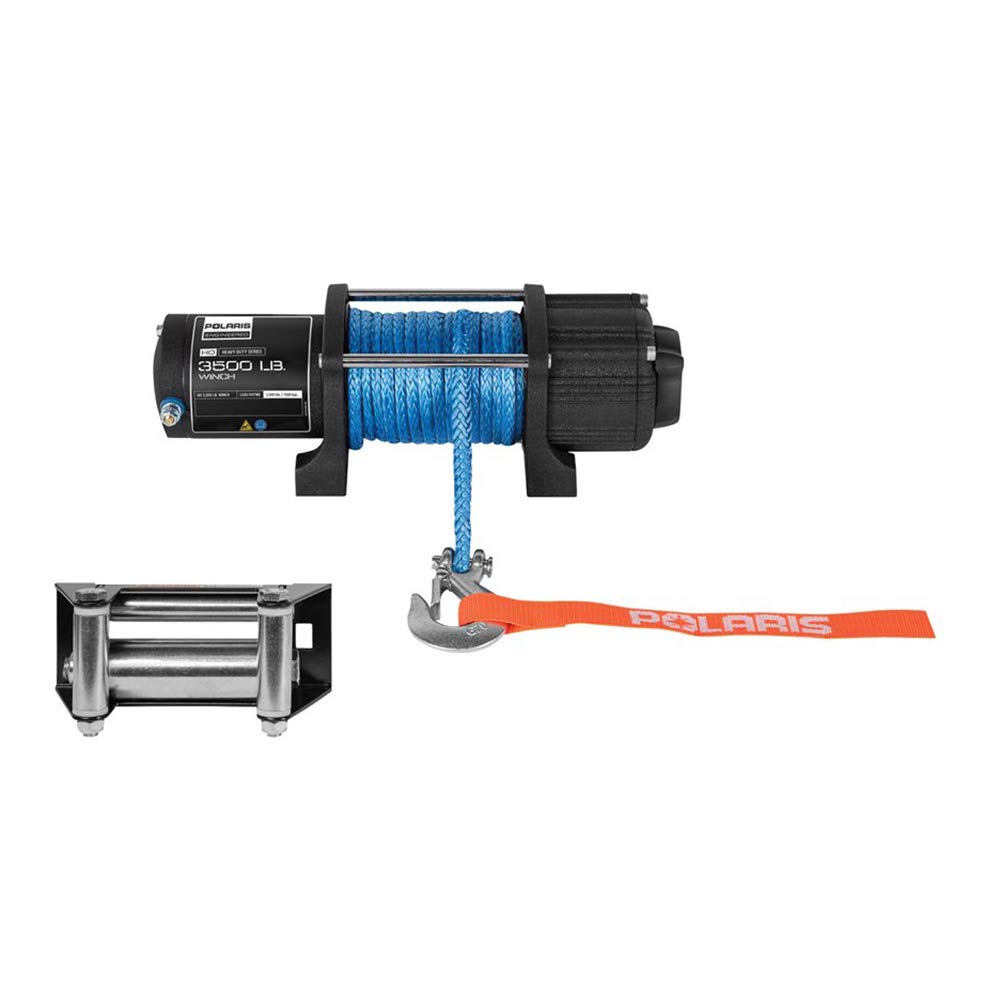 Polaris HD 3500lb Winch 2880434 ATV UTV RZR Ranger Sportsman Recovery Kit