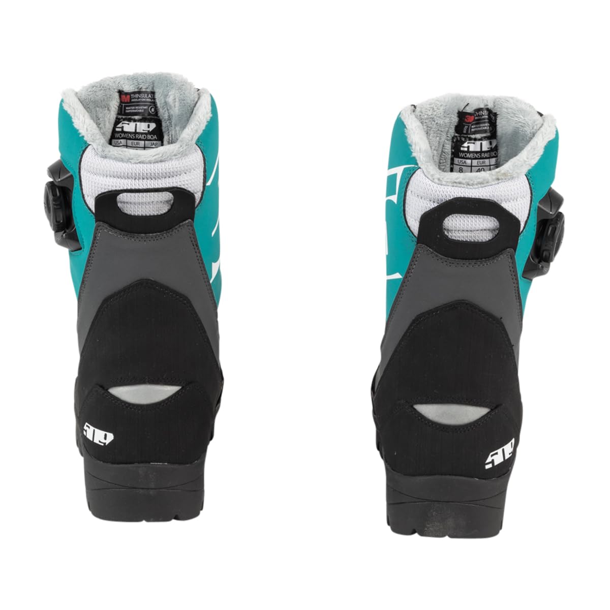 509 Women's Raid Double BOA Snowmobile Boot (Emerald - 10) - Open Box