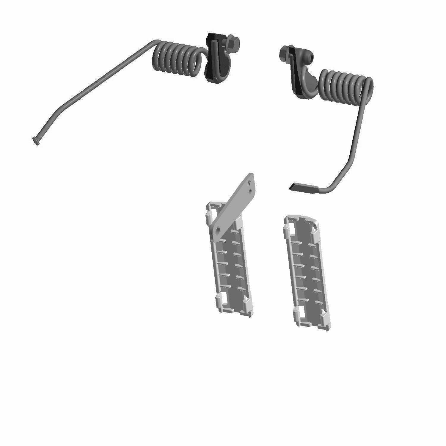 Polaris 2890644 Premium Reversible Ice Scratchers Single Coil Design Genuine OEM