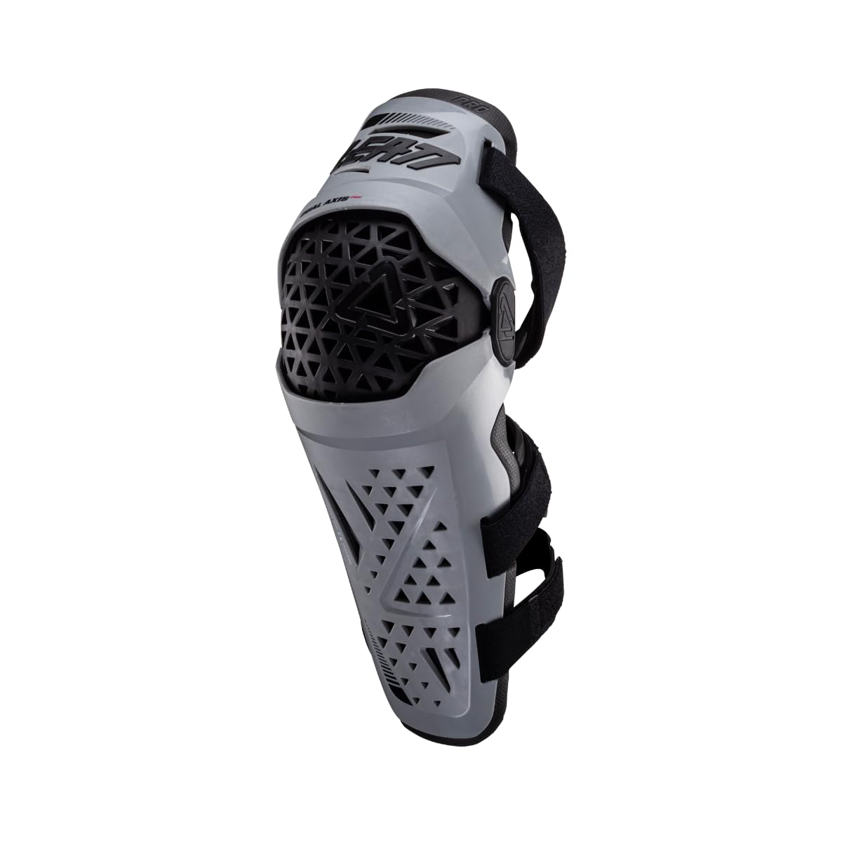 Leatt Dual Axis Pro Knee Shin Guard Protector Forge Gray S/M 5024060810