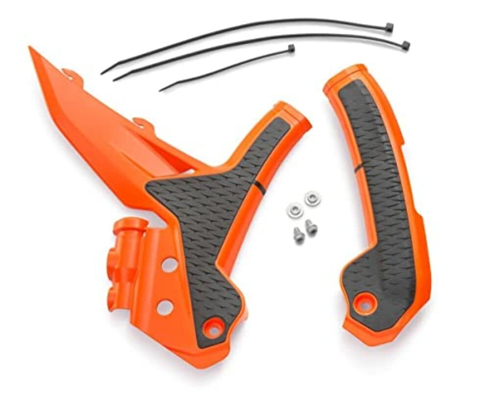2023 KTM FACTORY RACING FRAME PROTECTION SET (ORANGE/BLACK)