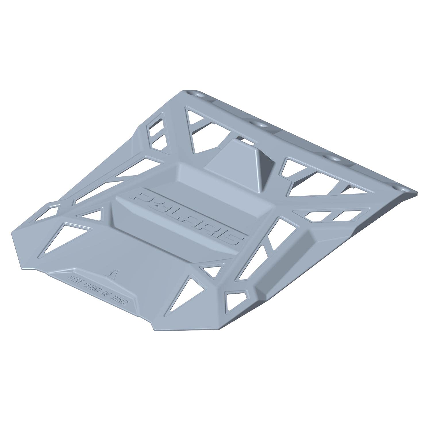 Polaris Snowmobile Gloss Black Snow Flap with Holes 5456130-070 Genuine OEM