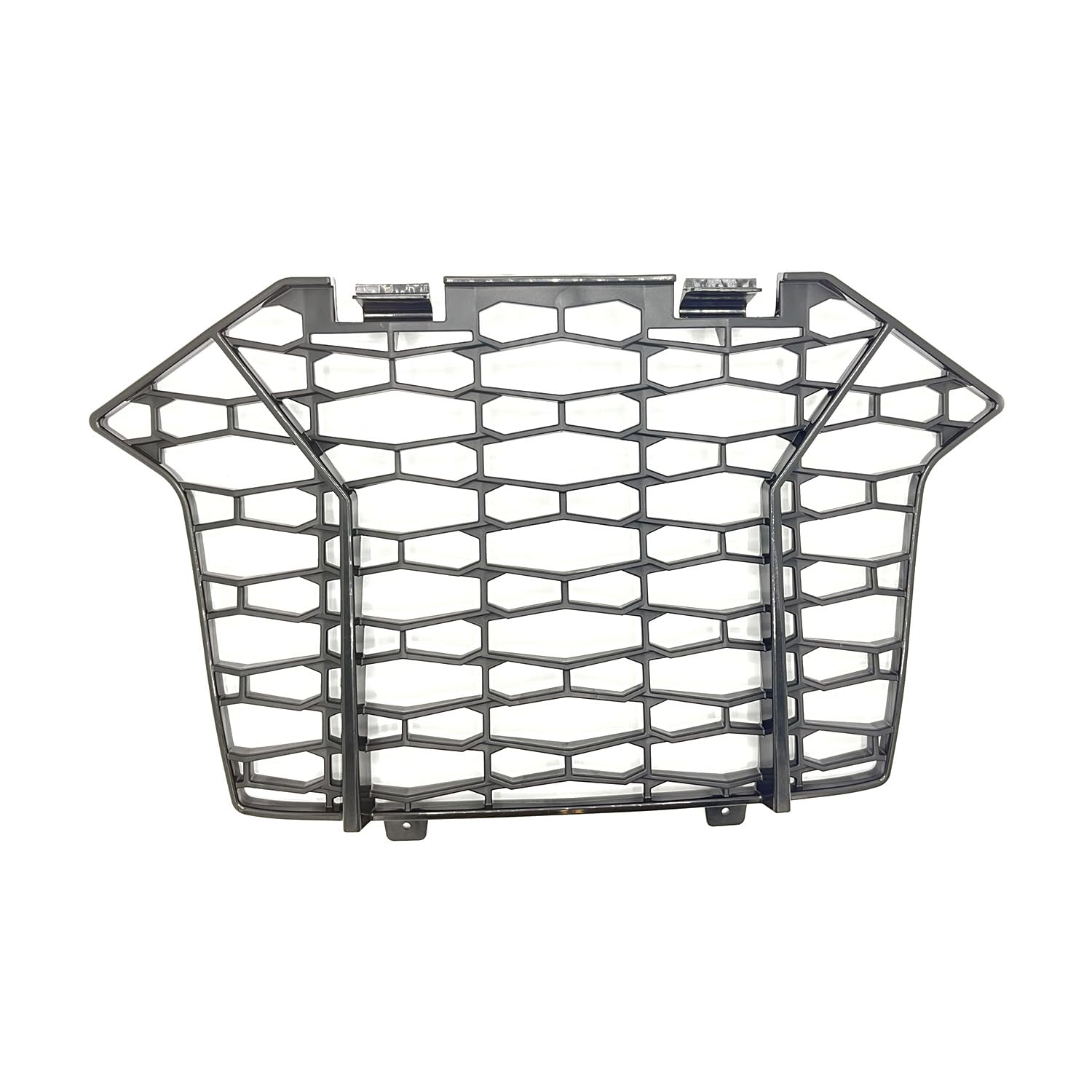 Polaris RZR Fascia Grill, Front, Gloss Black, Genuine OEM Part 5456612-070, Qty 1