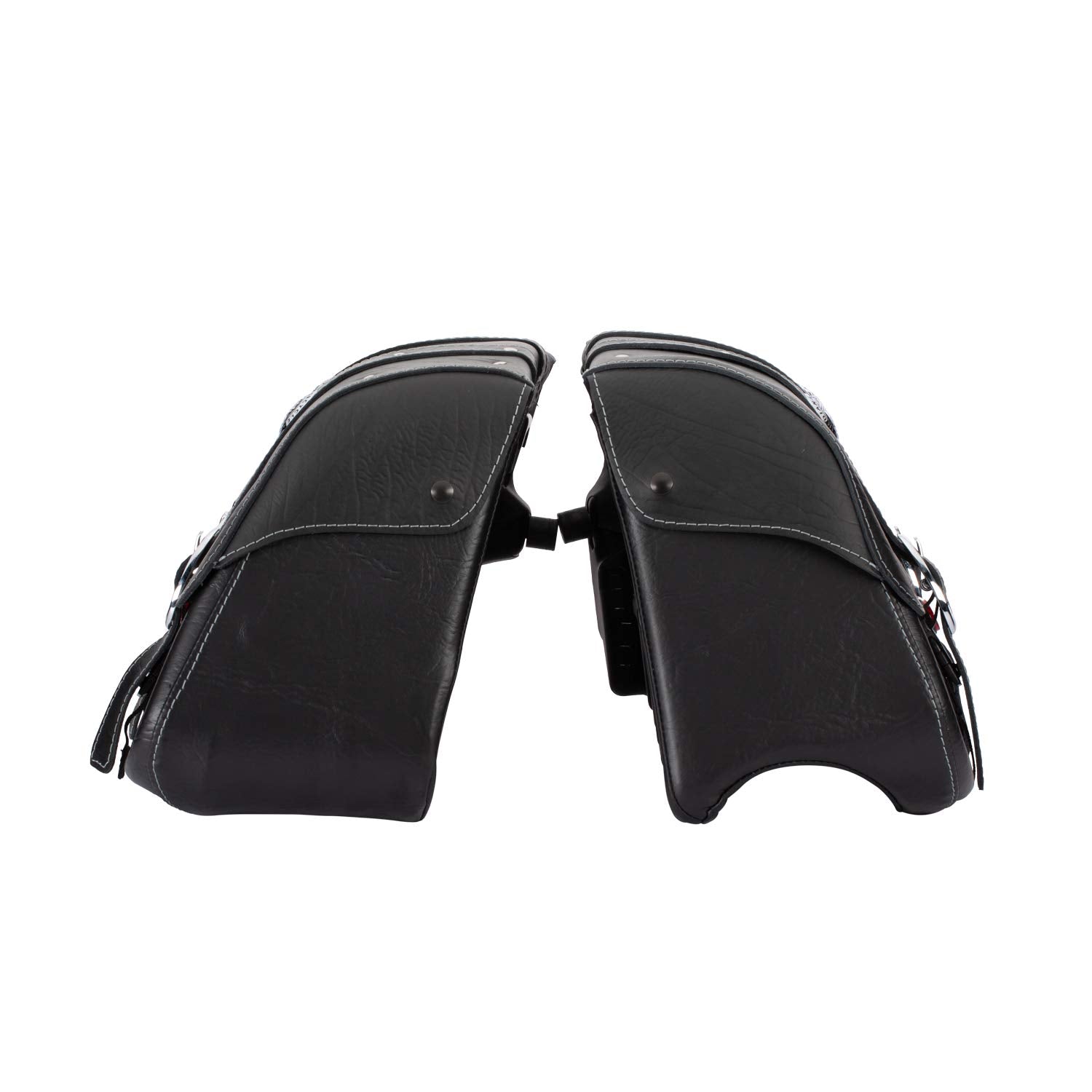 Indian Scout OEM Black Leather Saddlebags 2015-2024 2880234-01 - Open Box