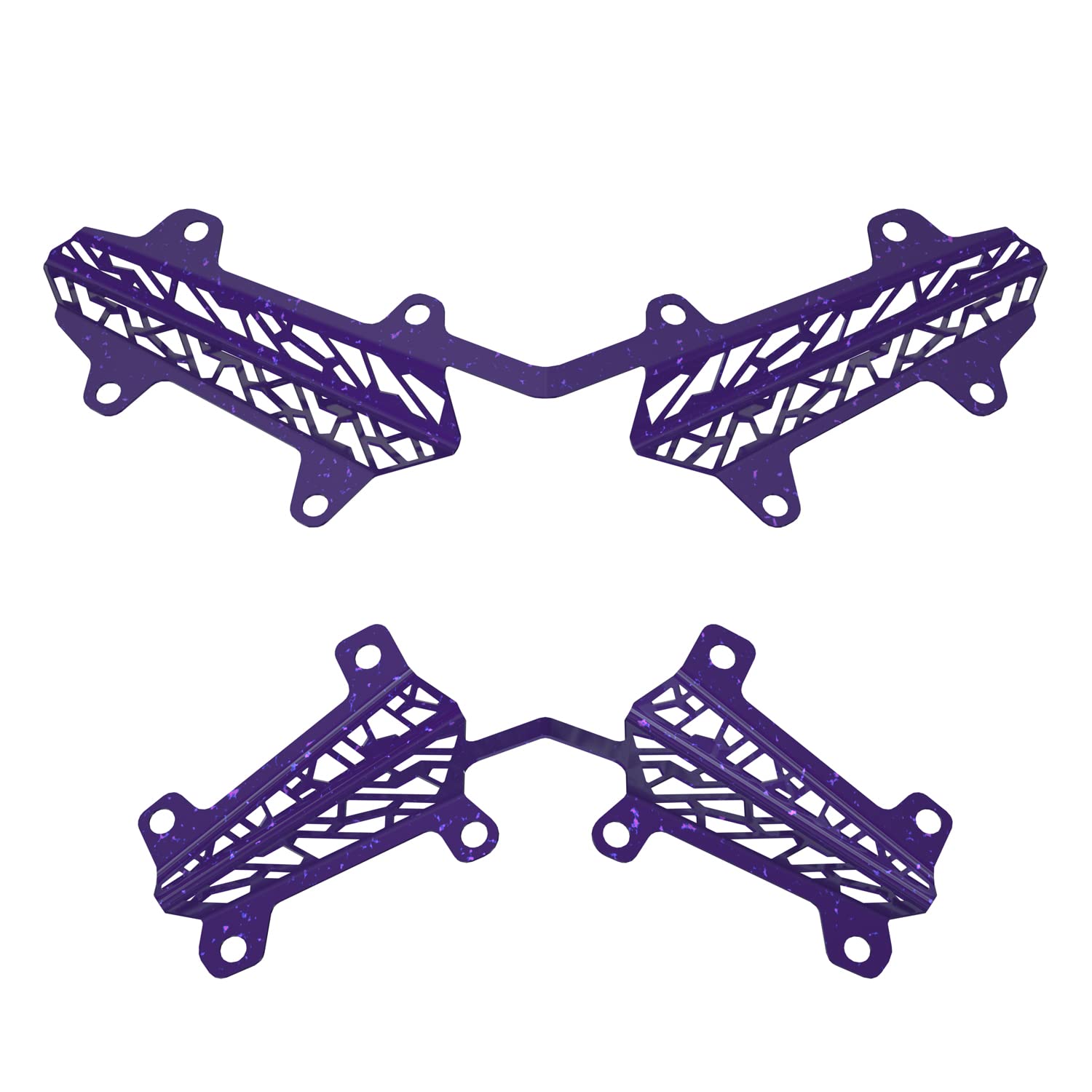 Polaris Matryx Snowmobile Grill Inserts Purple 2884979-784 New OEM