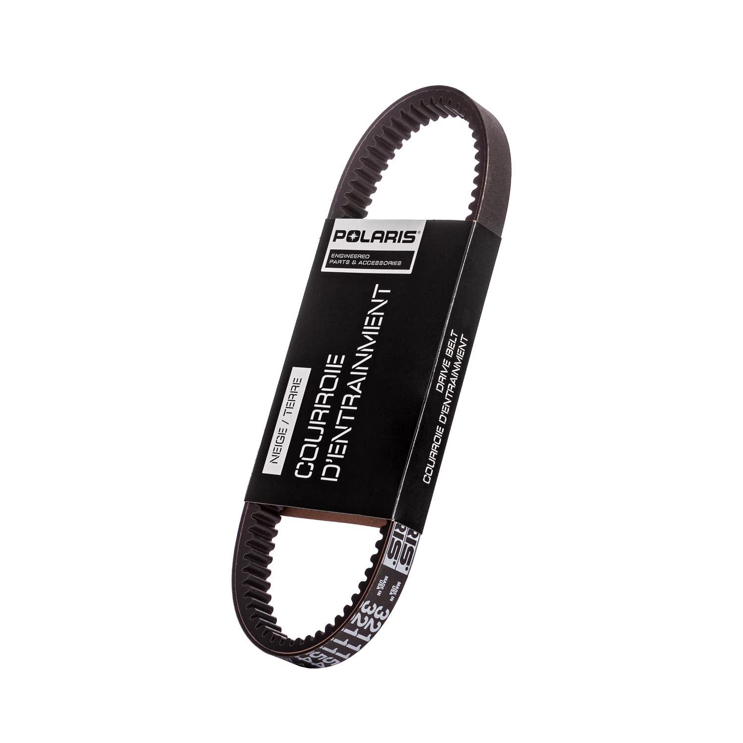 Polaris Snowmobile Performance Drive Belt, for Specific Models of Polaris Snowmobiles, Runs at Optimal RPMs, No Clutch Recalibration, Replace Every 1,000 Miles, Black, Runs Cooler - 3211154