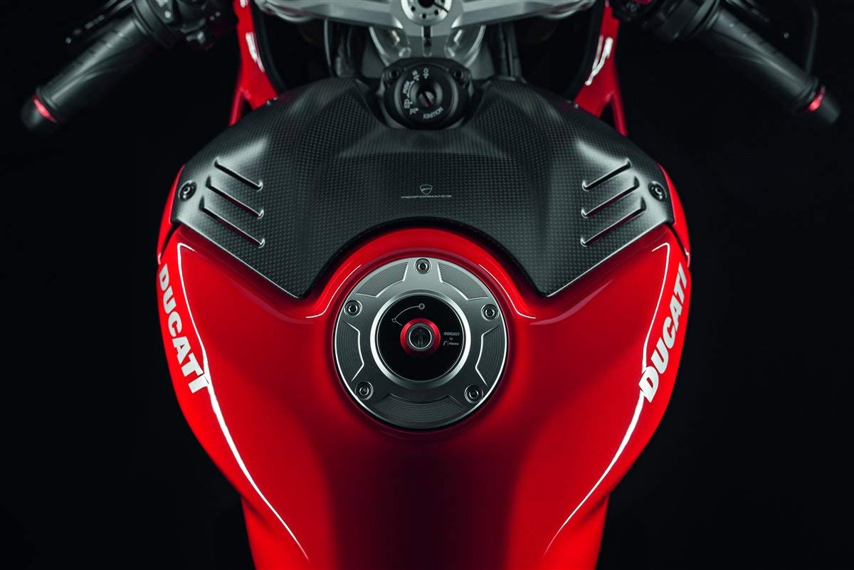 Genuine Ducati Panigale V4 Carbon Fiber Fuel Tank Cover 96981051A OEM