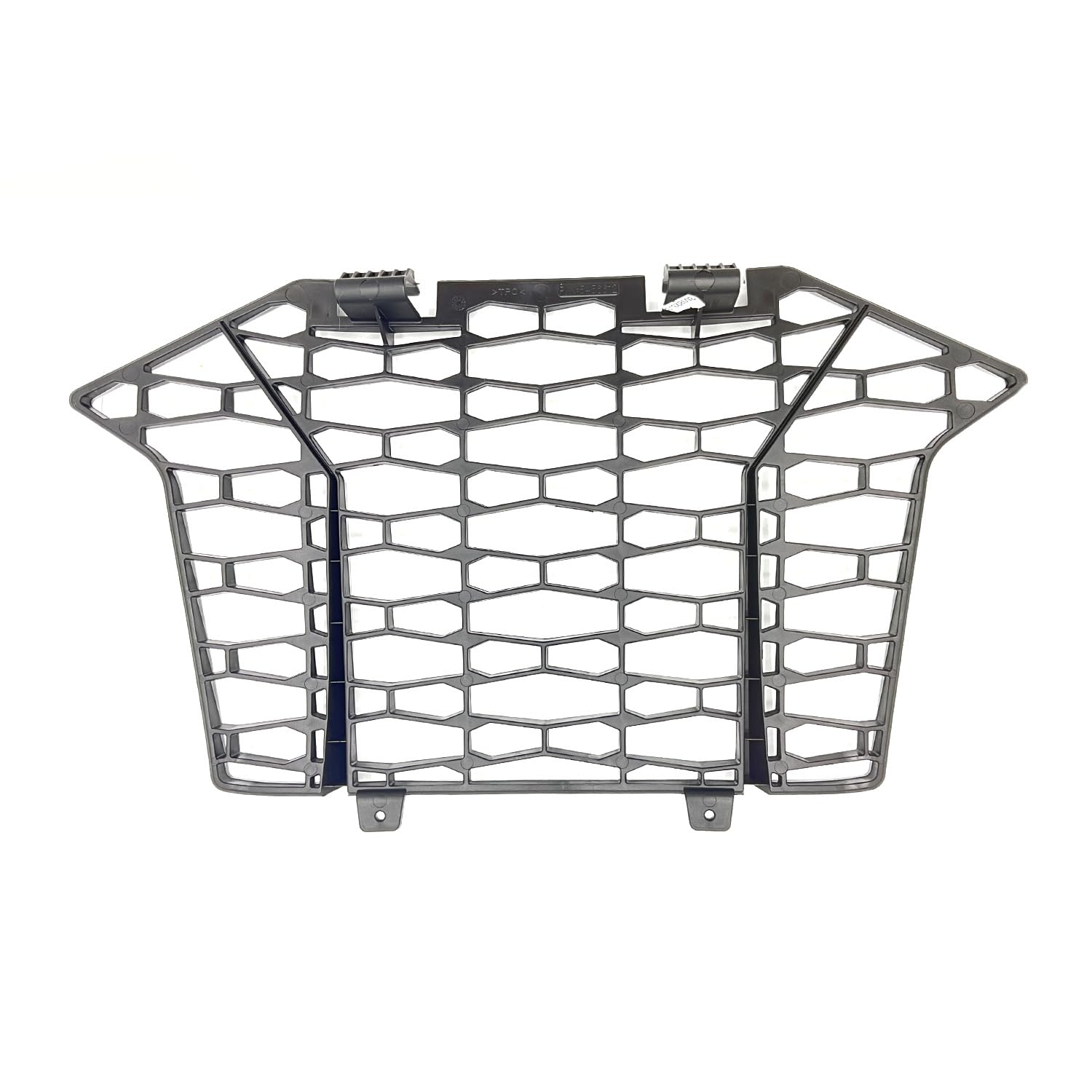 Polaris RZR Fascia Grill, Front, Gloss Black, Genuine OEM Part 5456612-070, Qty 1