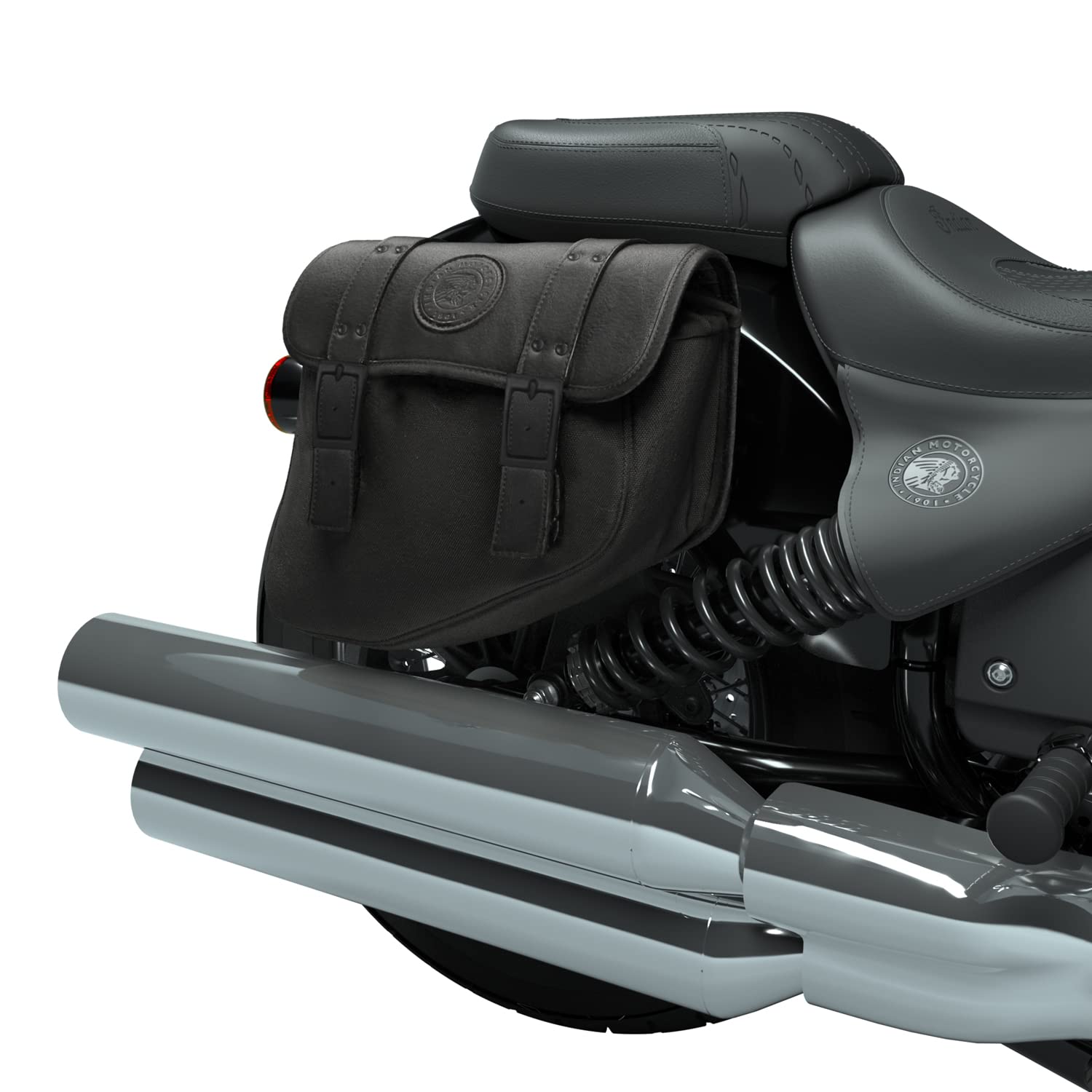 Indian Motorcycle Black Saddle Bags Pair Chief Bobber Super Chief 2889857-VBA