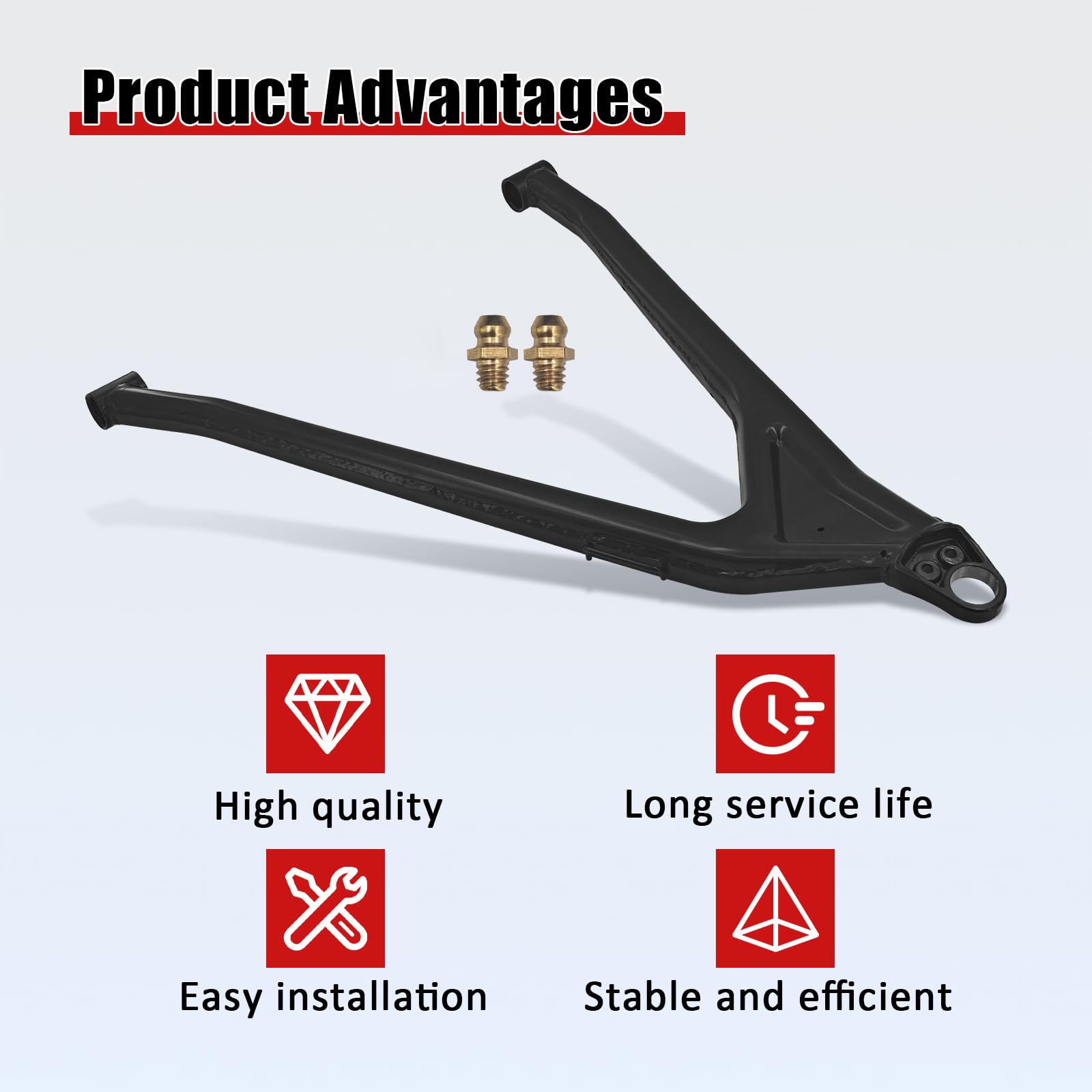 Left Front Driver Lower A Arm Compatible with Can-Am Maverick X3 72"/Turbo R/Max Turbo R/X3 Max RR 2017-2025 706204733
