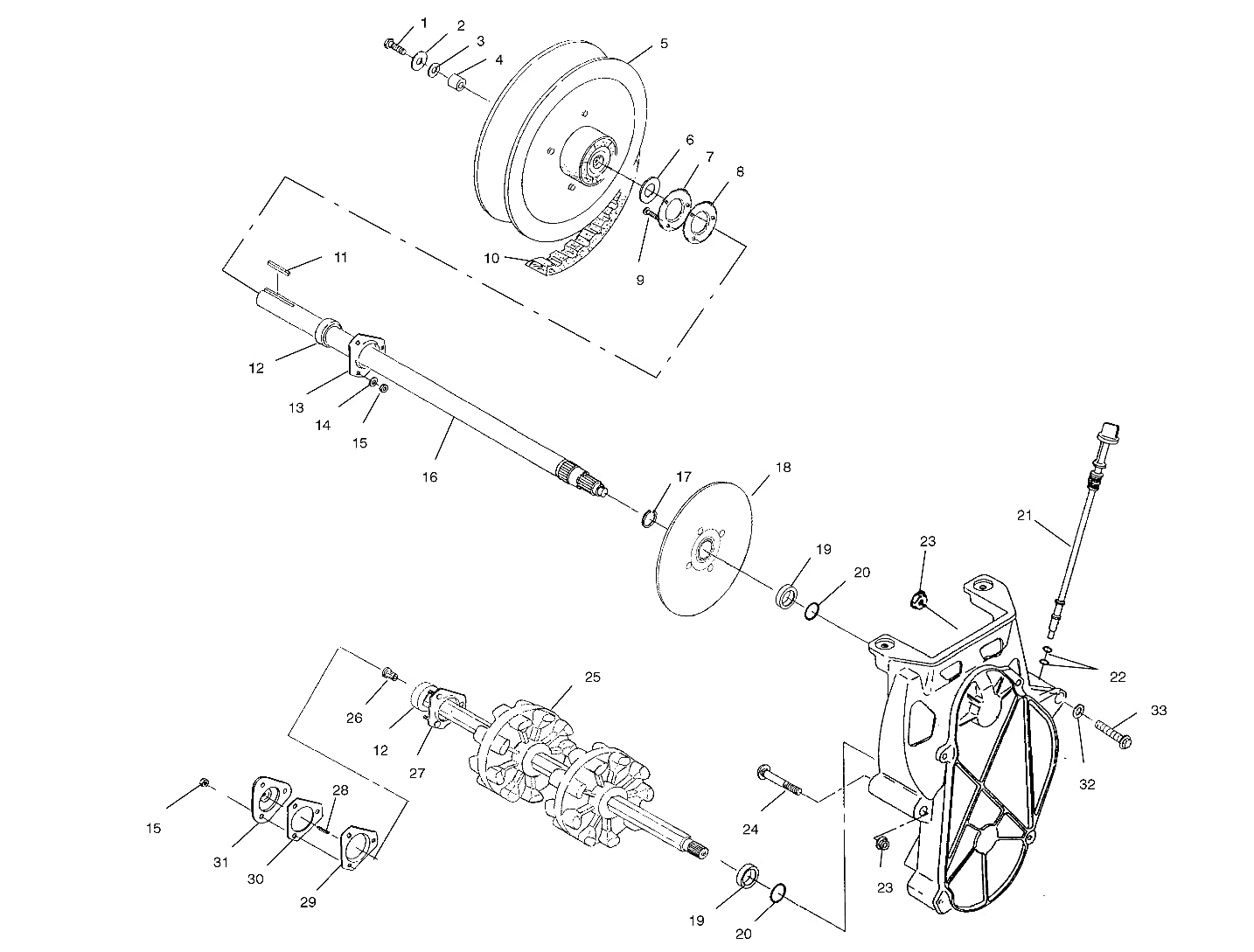 Polaris Snowmobile Performance Drive Belt, for specific models of Polaris Snowmobiles, Runs at Optimal RPMs, No Clutch Recalibration, Replace Every 1,000 Miles, Black, Runs Cooler - 3211065
