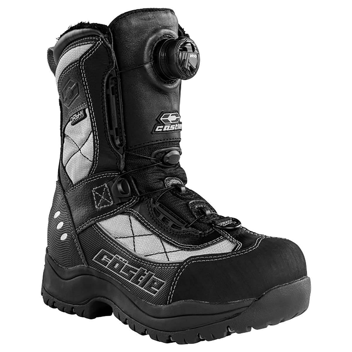Castle X Womens Size 10 Charge Atop Boots Black - Open Box