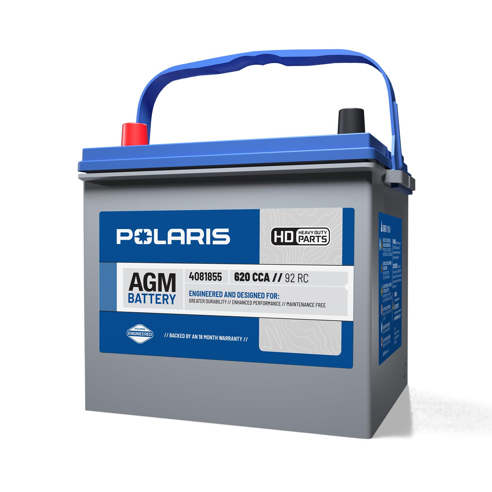 Polaris Off Road HD AGM Battery Specific for Ranger 1000 Premium, Ranger 1000 EPS, Ranger SP 570, Ranger 1000, Ranger XP 900 EPS, Ranger 800 EPS, Ranger Diesel, Ranger Crew Diesel, Part 4081855