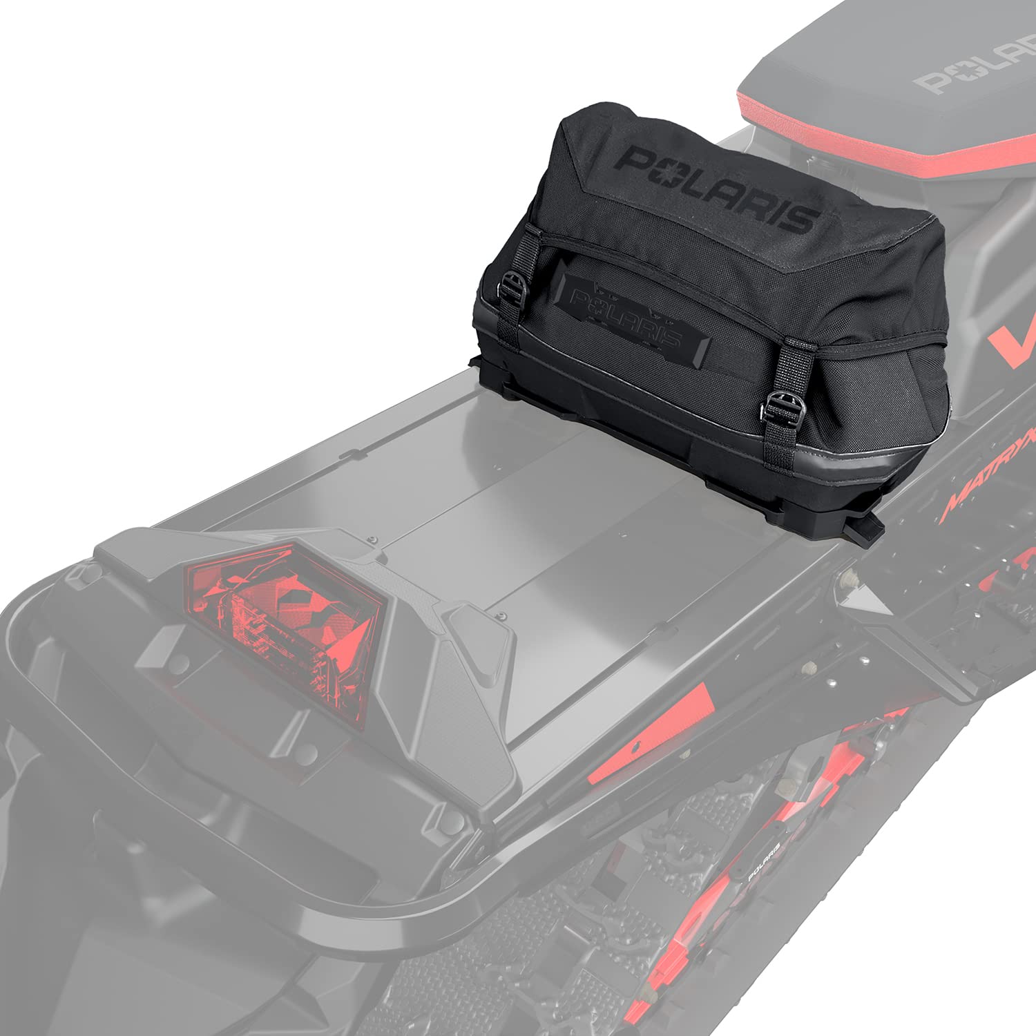 Polaris 2890008 Lock & Ride Flex Waterproof Storage Cargo Bag Sled Snowmobile
