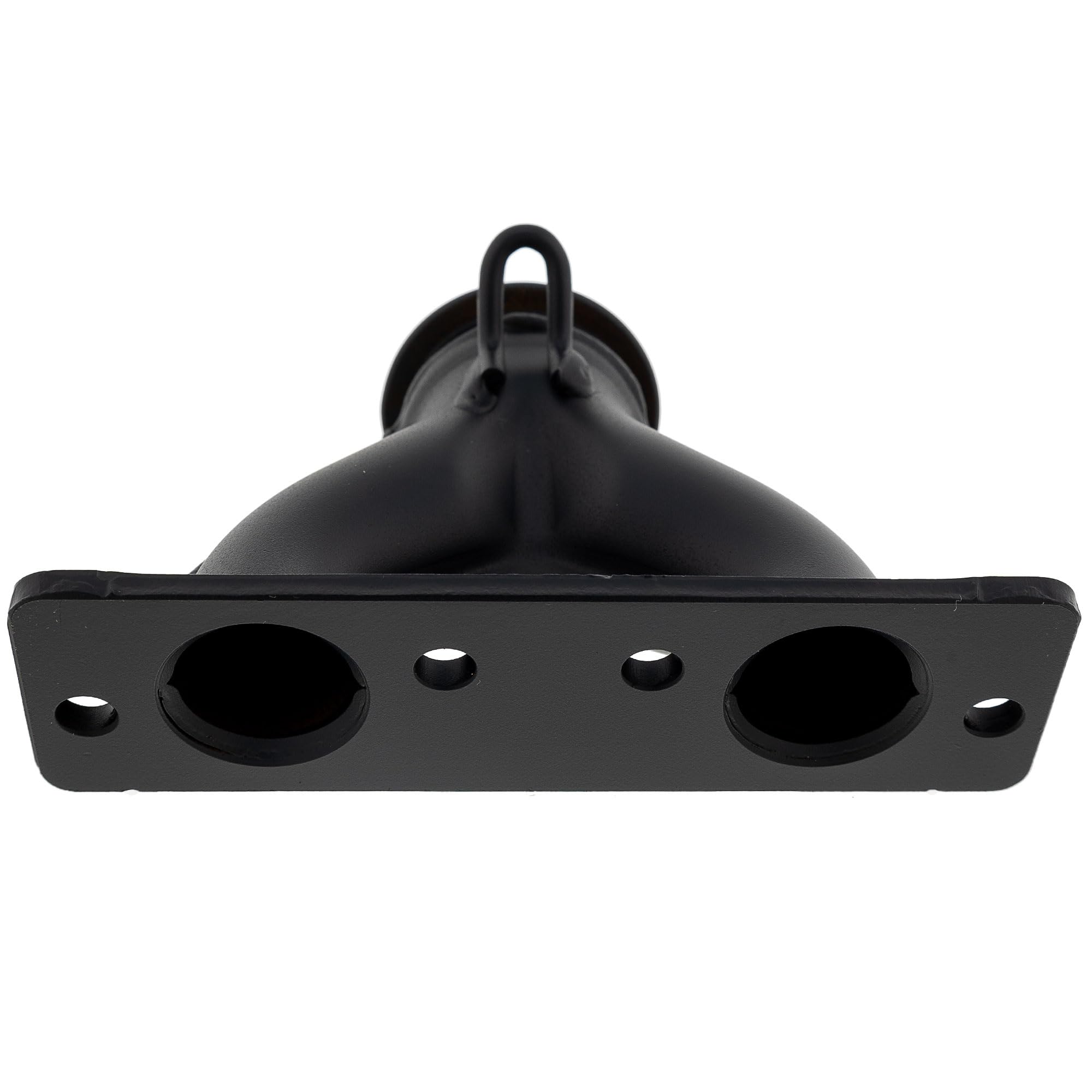 Polaris ATV Manifold, Twin, High Temp Powder Paint High Temp Powder Paint, Black, Genuine OEM Part 1261077-489, Qty 1