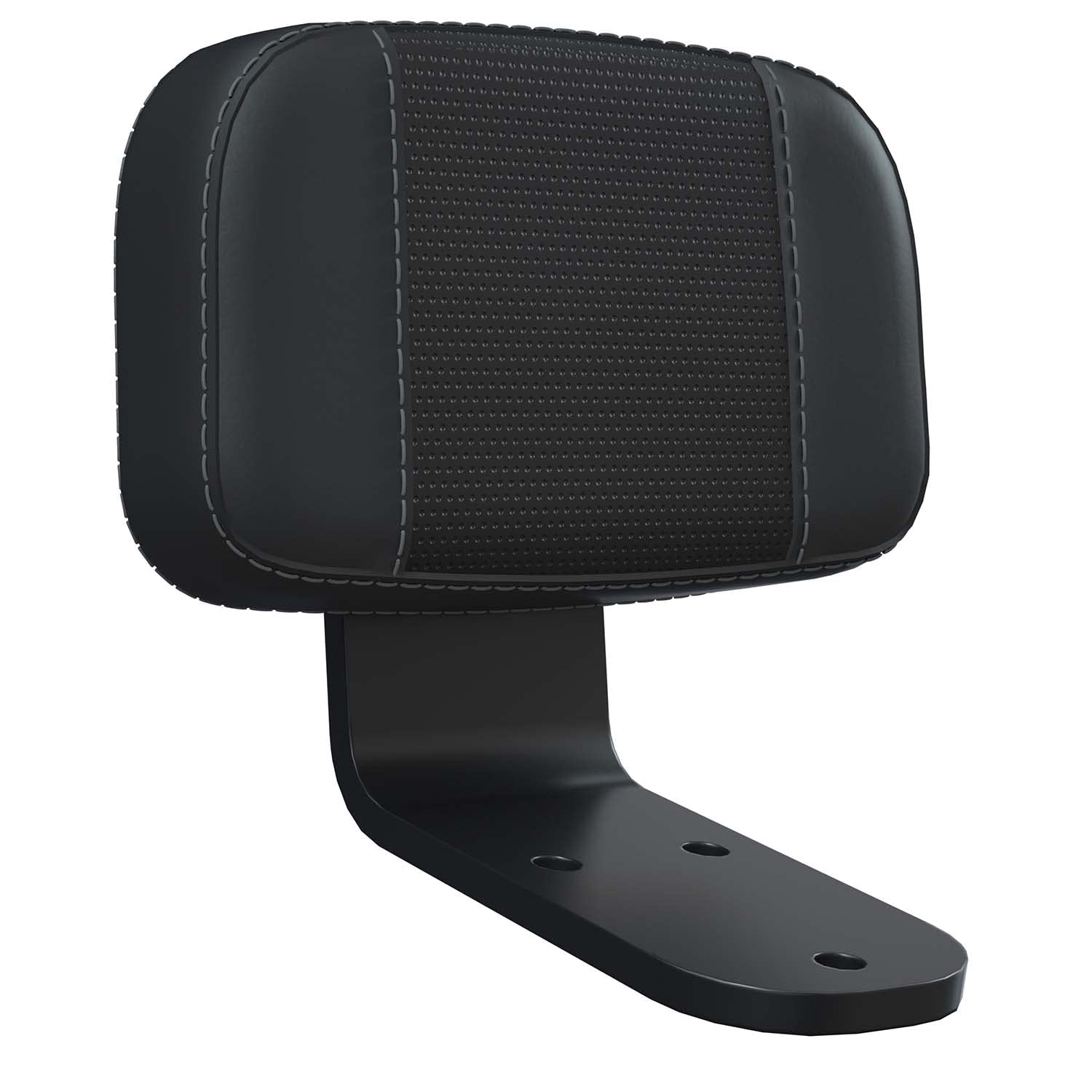 Indian Motorcycle Syndicate Passenger Backrest, Low Profile, Fits Scout, Scout Bobber, Scout Rogue, Scout Rogue Sixty Models and More, All-Weather Black Vinyl, for Comfort and Support - 2889429-VBA