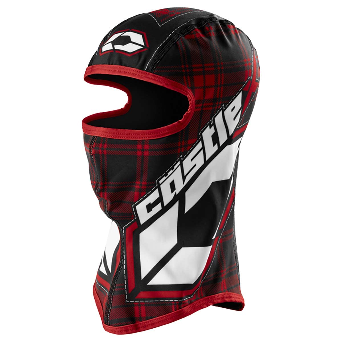 Castle X Plaid Red Balaclava