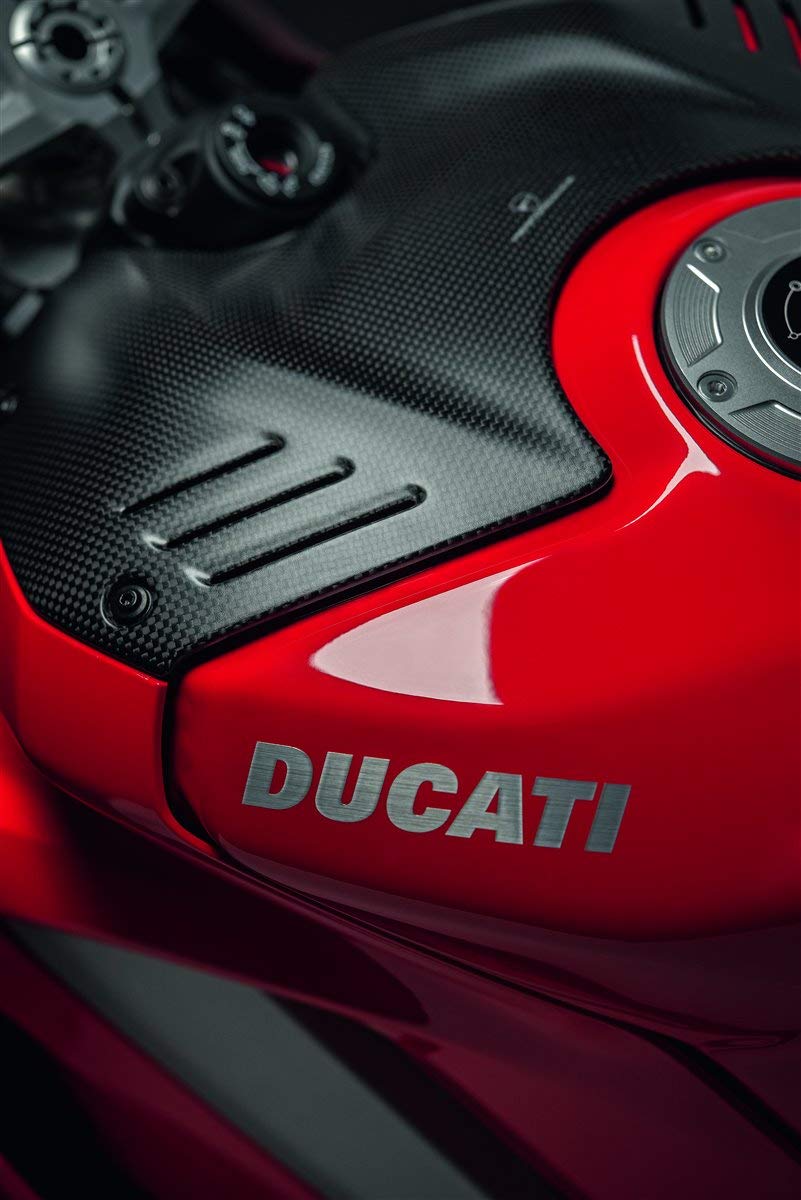 Genuine Ducati Panigale V4 Carbon Fiber Fuel Tank Cover 96981051A OEM