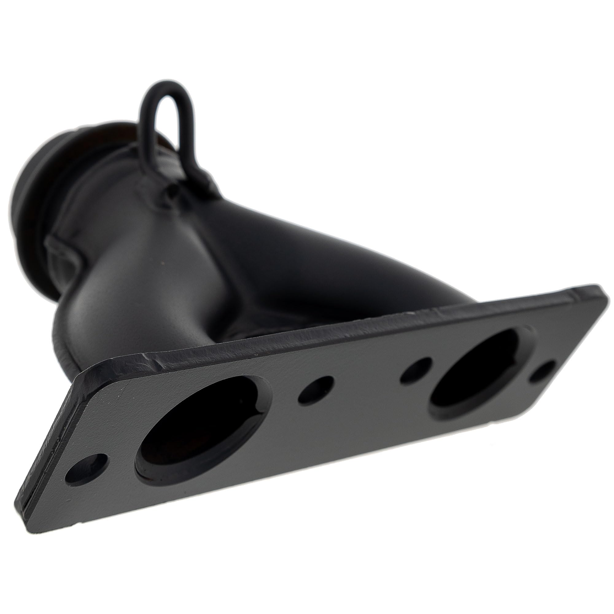 Polaris ATV Manifold, Twin, High Temp Powder Paint High Temp Powder Paint, Black, Genuine OEM Part 1261077-489, Qty 1