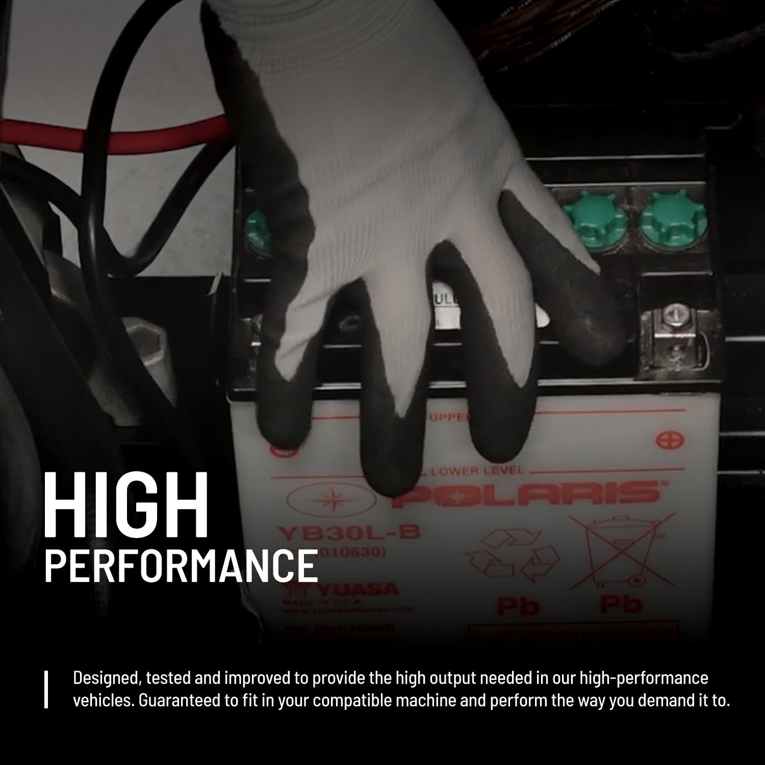 Polaris ATV BATTERY-SEALED,DTX9-BS,NO-ACID (A1)(A2)[B1)(B2) Specific for Outlaw 450 S, Outlaw 500, Predator 500, Outlaw 525, Outlaw 70 EFI, Ranger 150 EFI, Part 4010678