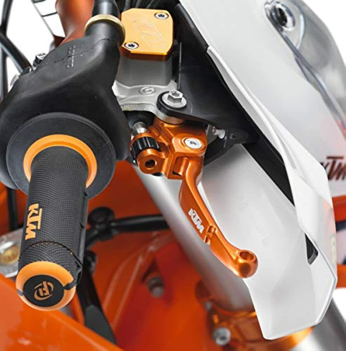 KTM Flex Brake Lever Orange Compatible with 250/350/450 SX-F/125/250 SX/250/300 XC/XC-W/350/500 EXC/F 2014-2026/300 SX 2023-2026 - 7871390204404